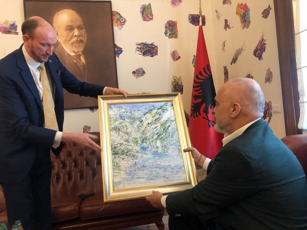 Shala River presented to PM Edi Rama 2021 Albania